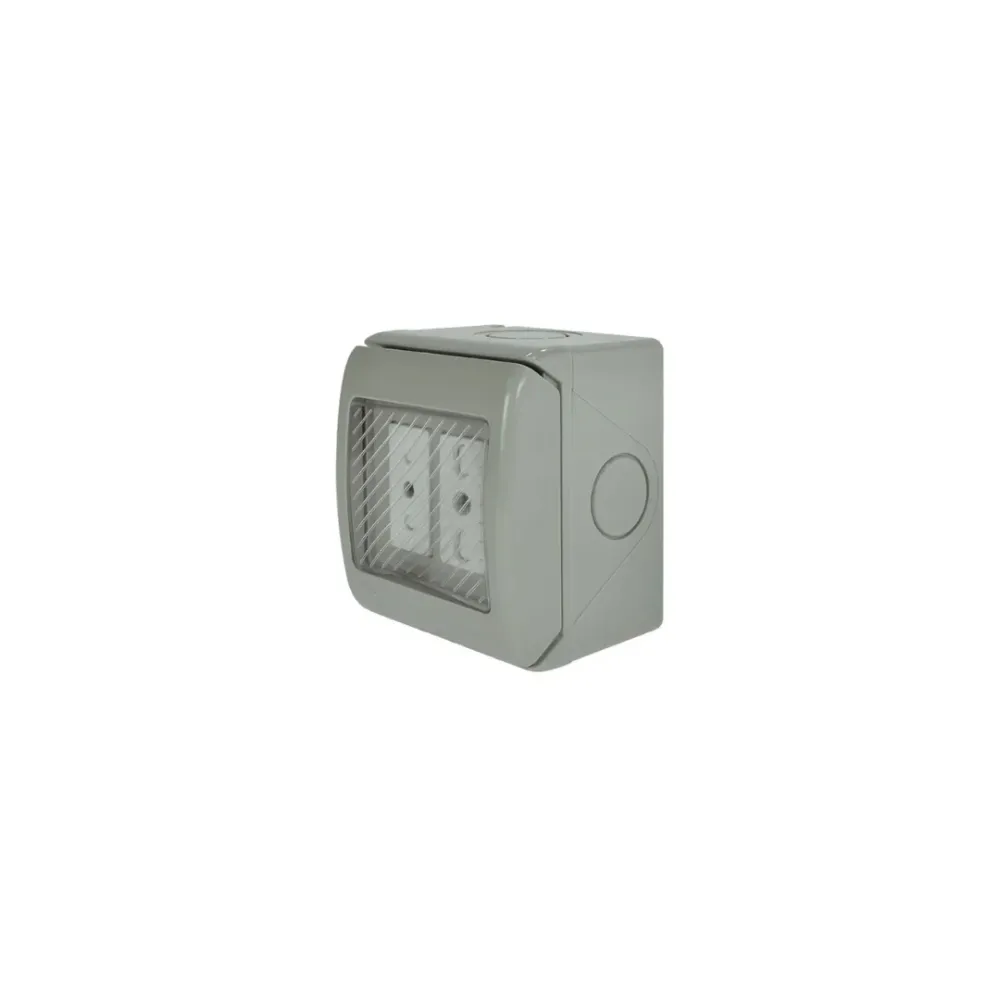Hidrobox Lexo enchufe doble 10A + 10/16A IP55
