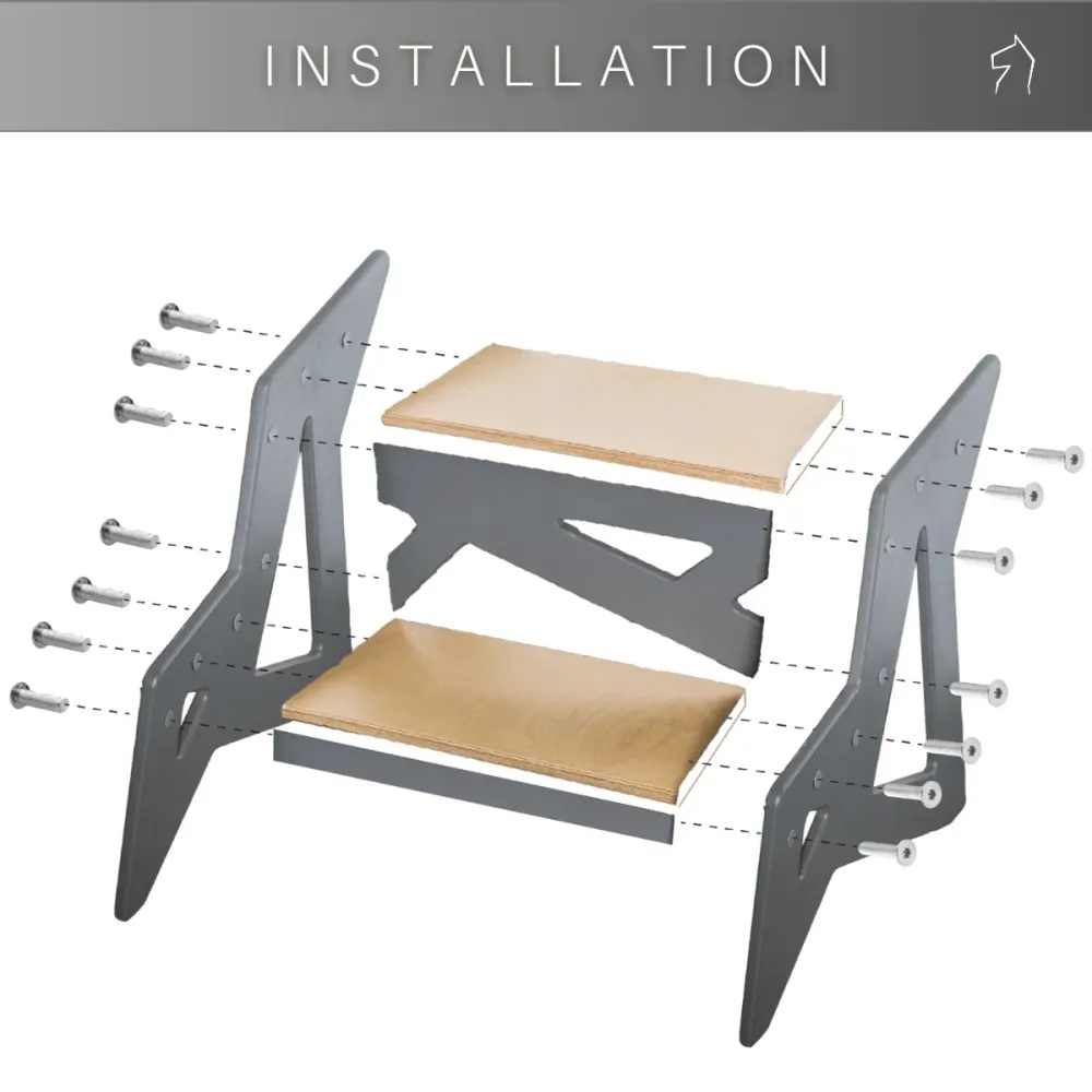 Escalera de madera (perro) Blanco EWART WOODS Design