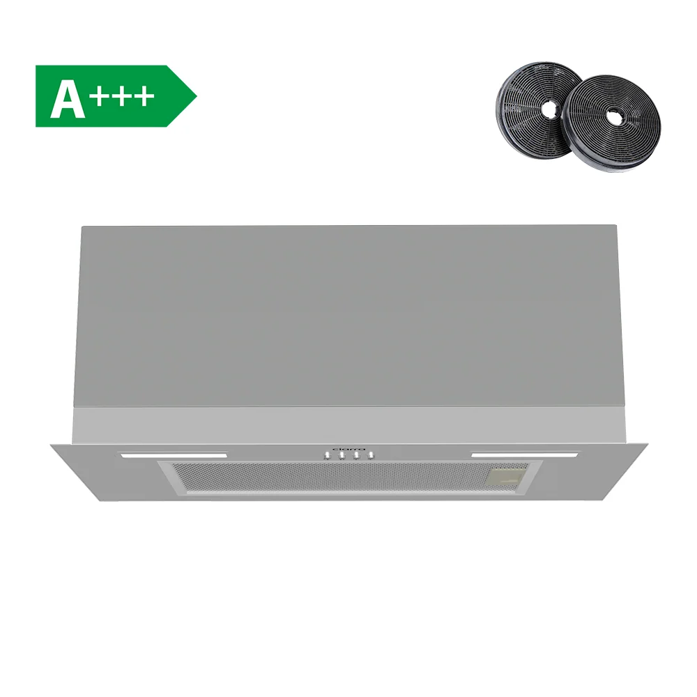 Ciarra 60cm Compact Set: Built- Hood + 3-Zone Induction Hob Black