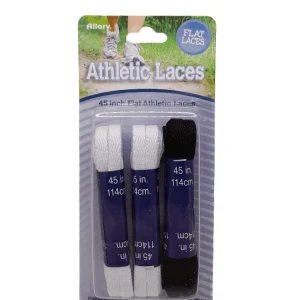Athletic Laces / 2 White - 1 Black All Ways 99