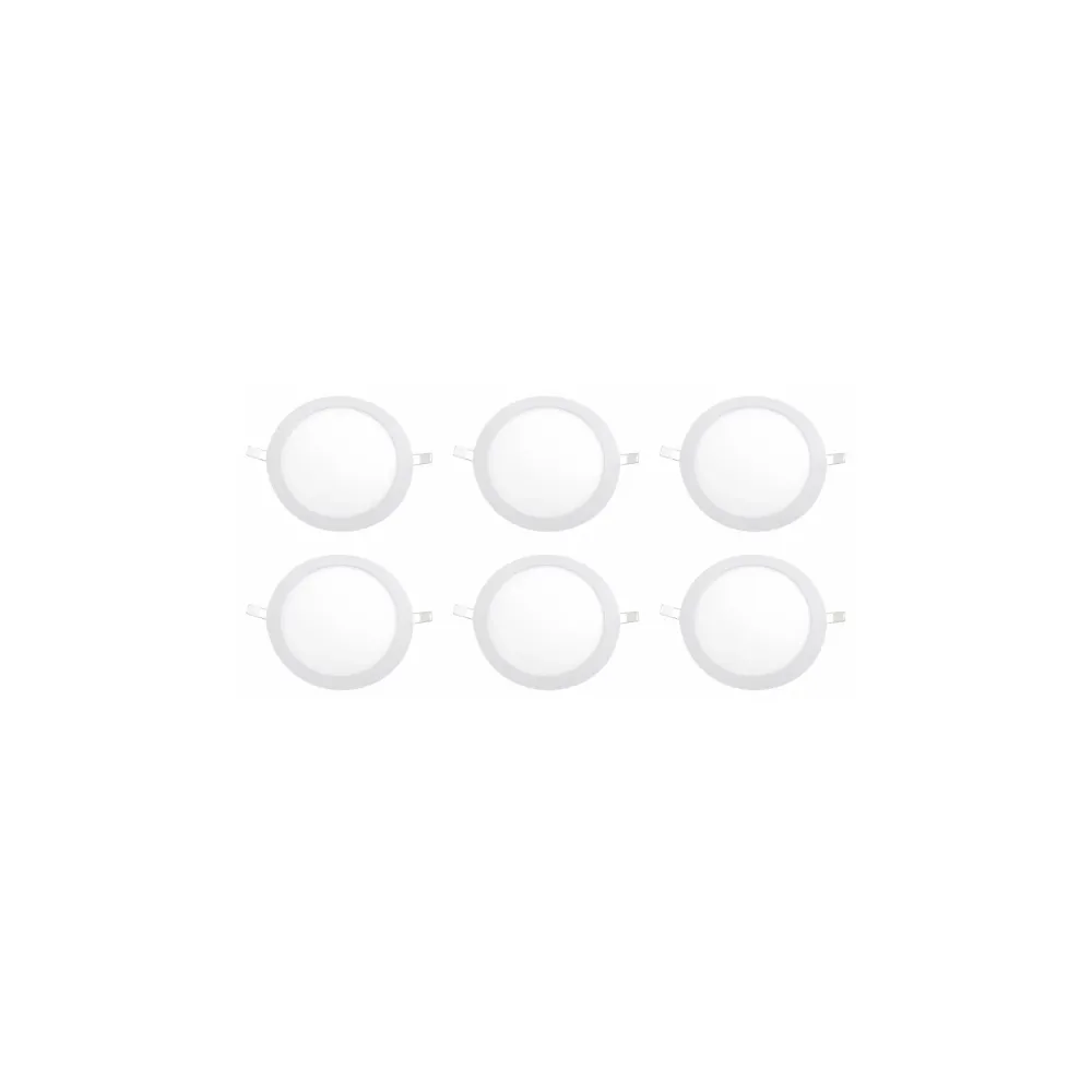 Pack 6 Downlight LED Empotrable ECO-PRO 18W 120° 1926 LM Blanca