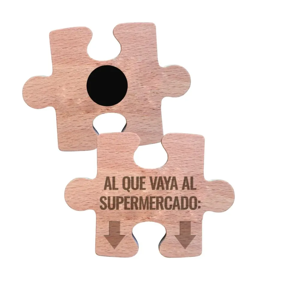 Imán de madera Lista de la compra Fustik shop