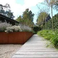 Jardinera en corten - Andes rectangular 2m x 1m x 0.6m Aquigarden