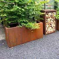 Jardinera en corten - Andes rectangular 0.9m x 0.3m x 0.8m Aquigarden