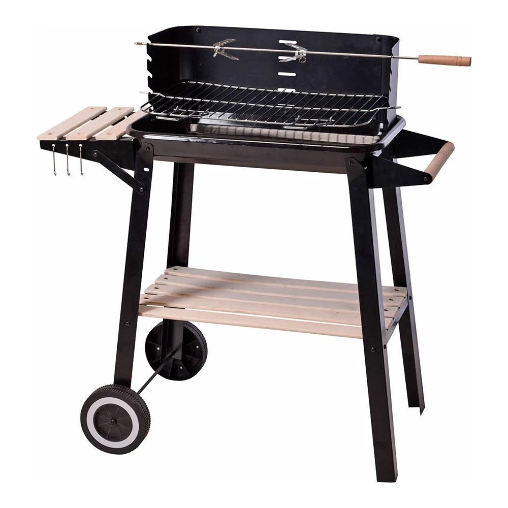BARBACOA RECTANGULAR DE CARBON 54x34x6.5cm BBQ COLLECTION