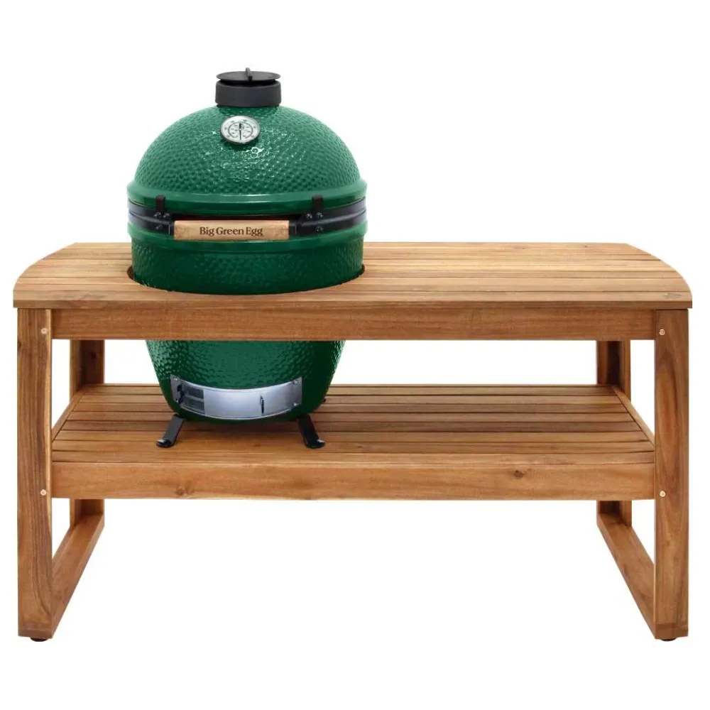 Solid Acacia Hardwood Tables Large Big Green Egg