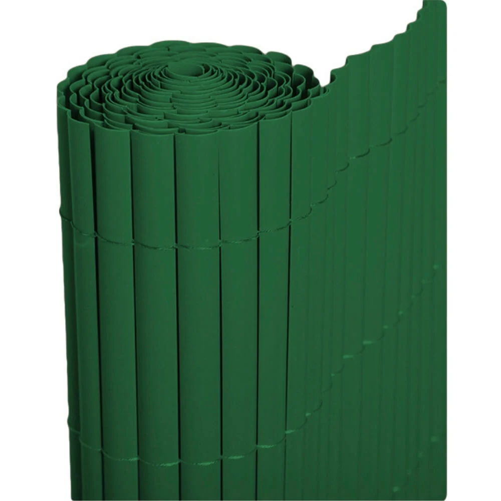 Cañizo PVC de media cañ (Verde). Rollo de 1x3 metros Bonerva