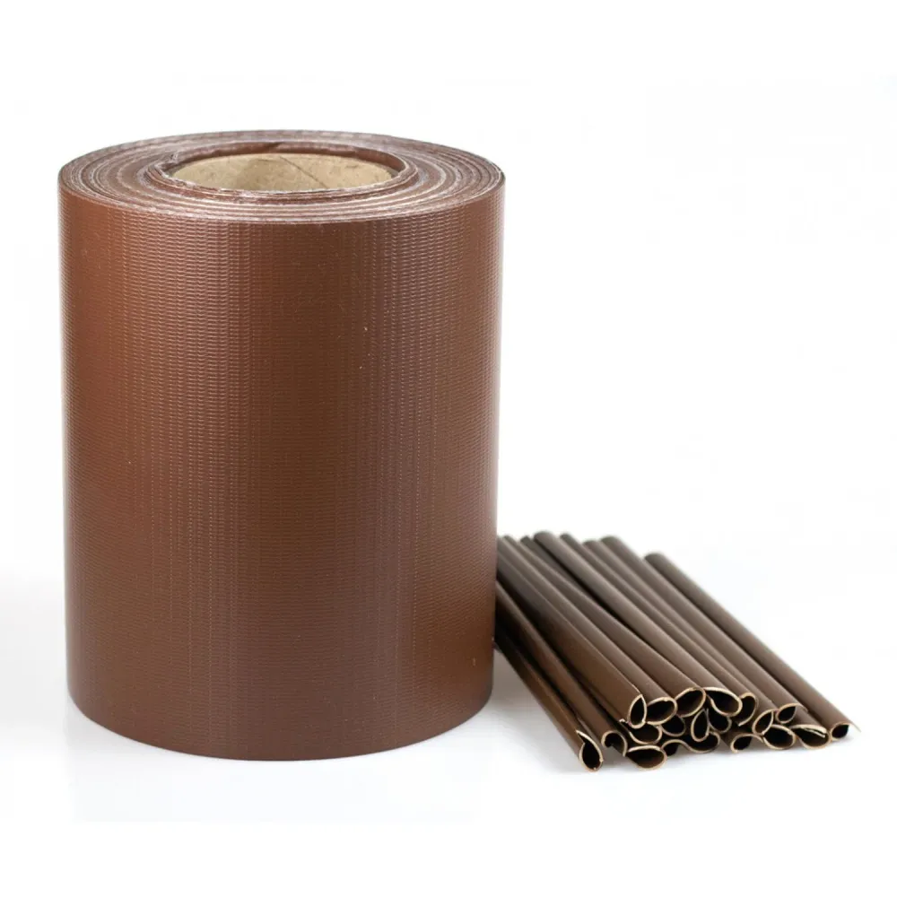 Cellfast Cinta de vallado resistente los rayos UV, 20 clips, 35 m, marrón, 30-082