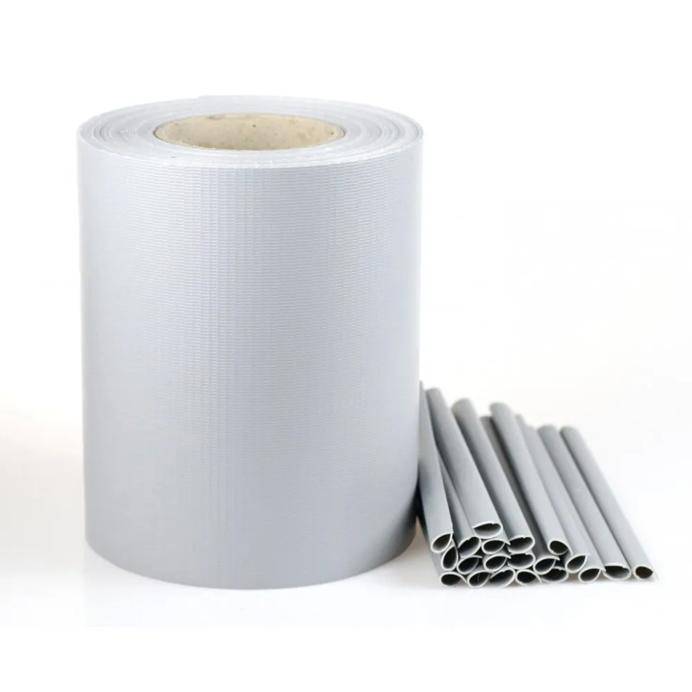 Cellfast Cinta de vallado resistente los rayos UV, 20 clips, 35 m, gris claro, 30-081