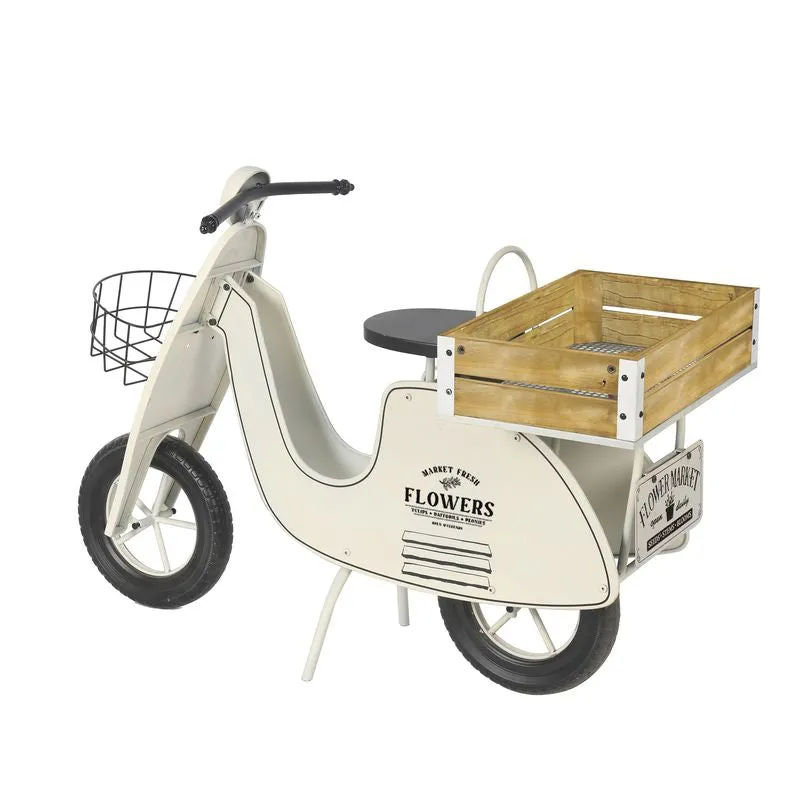 Macetero con forma de moto DCASA