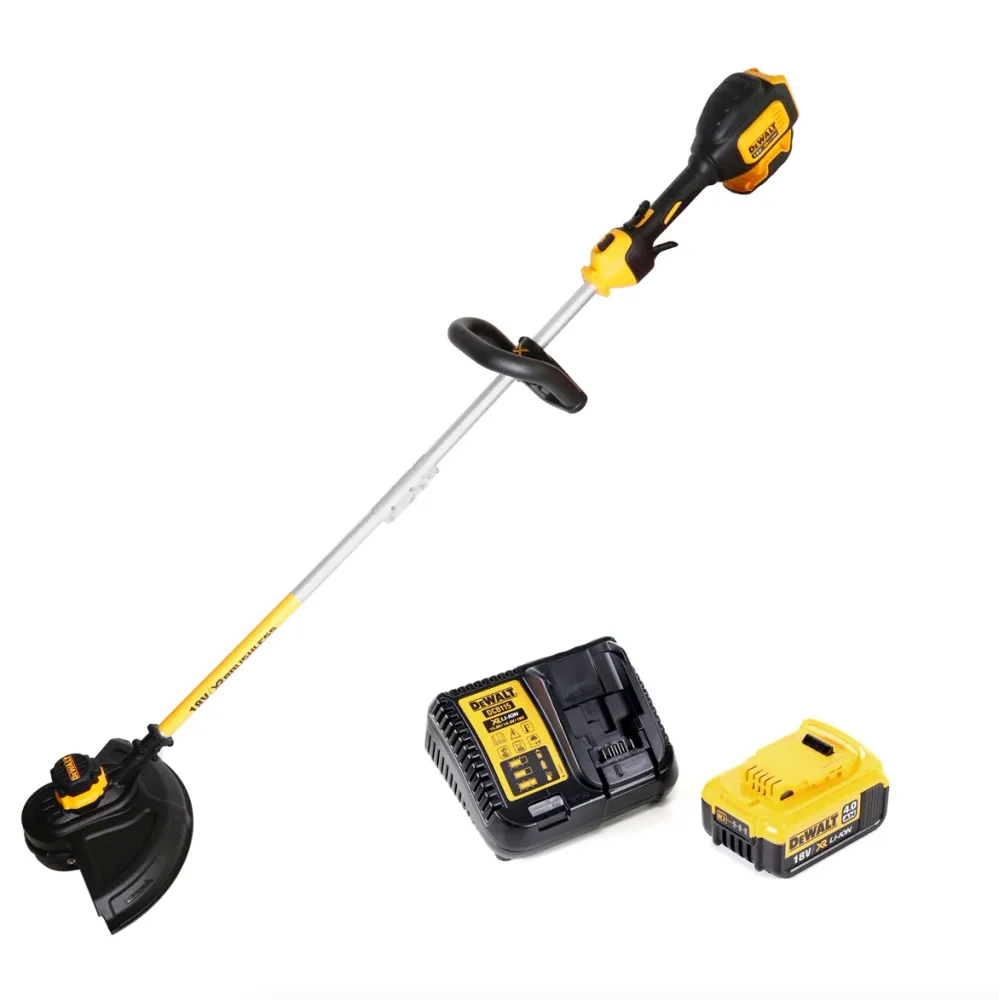 Cortabordes sin cable Dewalt DCM 561 PBS 18 V sin escobillas + 1x baterí 4,0 Ah + cargador