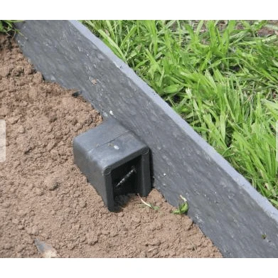 Ecolat recta Gris - 2M x 14CM x 0.7CM - Bordillo para estanque ECOO