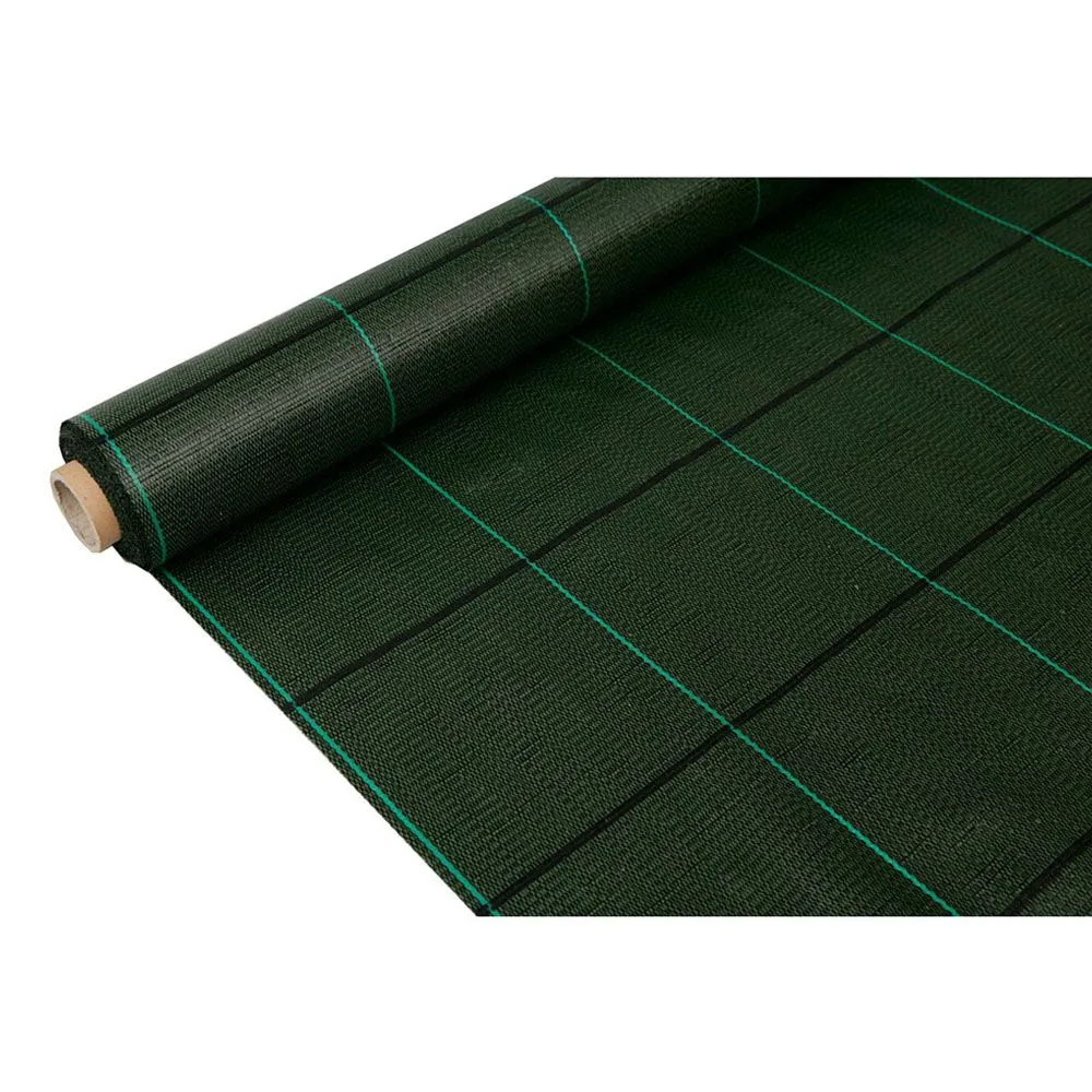 MALLA ANTIHIERBA 100 g/m² VERDE 1 x 25 m FAURA