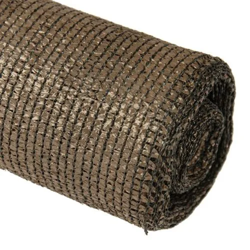 Malla Ocultación 160gr. Marrón 2x10 m Faura