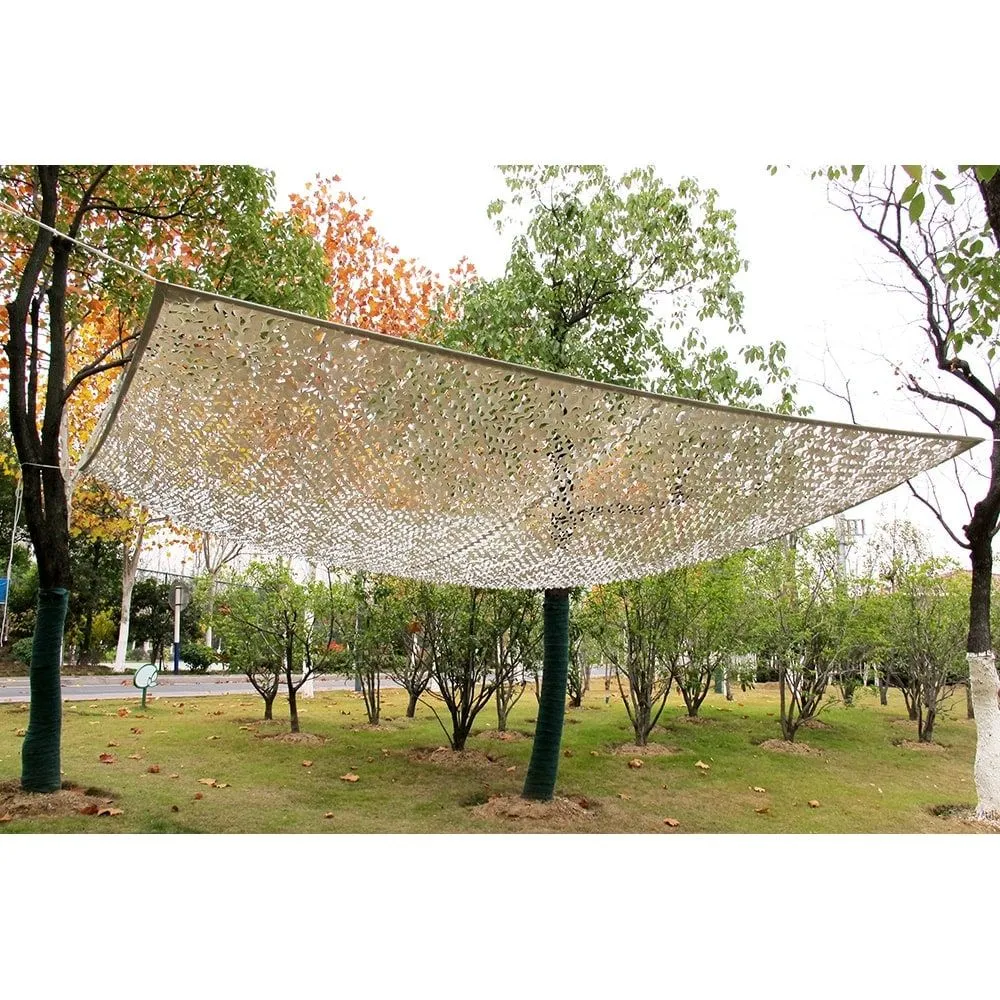 TOLDO CAMUFLAJE REVERSIBLE GRIS/BLANCO 3 x 4 m FAURA