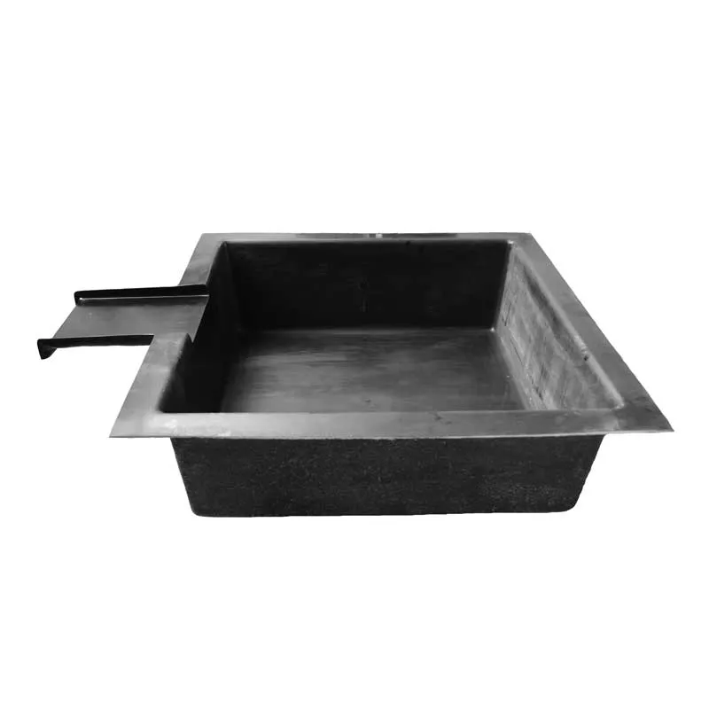 Estanque con lámina de agua 120 x 120 x 35CM - Poliéster - 504L Foudebassin.com