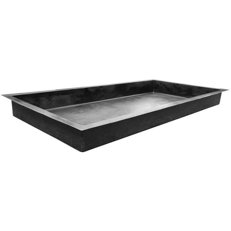 Estanque para enterrar o elevado 370 x 180 x 30CM - Poliéster - 2000L Foudebassin.com