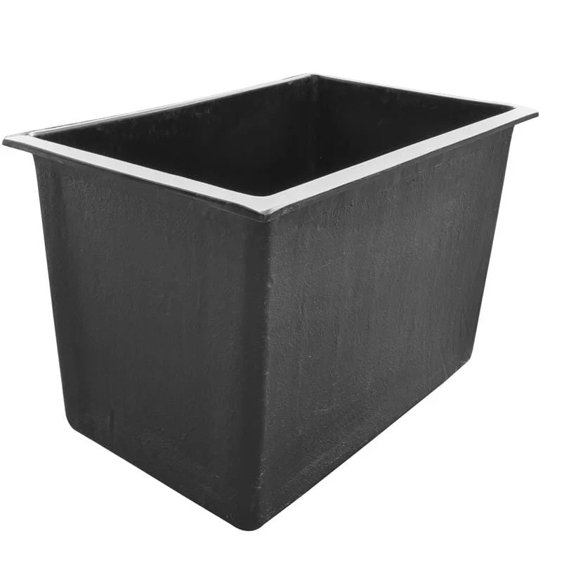 Estanque para enterrar o sobre suelo 120 x 80 x 80CM - Poliéster - 768L Foudebassin.com
