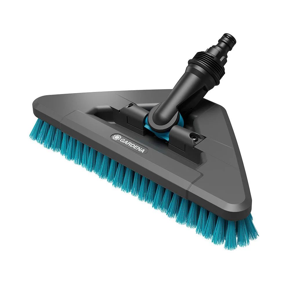 CEPILLO DE CERDAS DURAS TRIANGULAR FLEX CLEANSYSTEM PARA LIMPIEZA DE SUPERFICIES DURAS Y RINCONES 18814-20 GARDENA