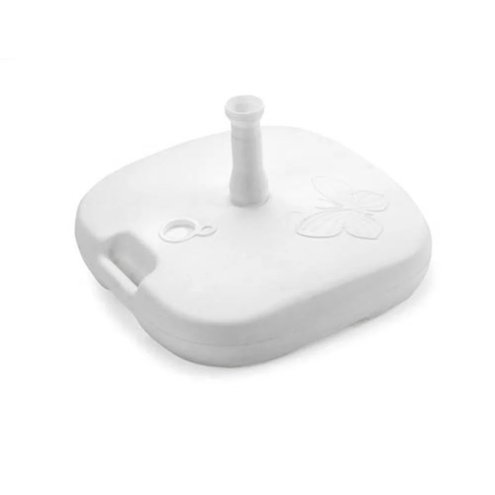 BASE DE PARASOL 16 L BLANCO 44 x 44 x 12 cm IPAE PROGARDEN