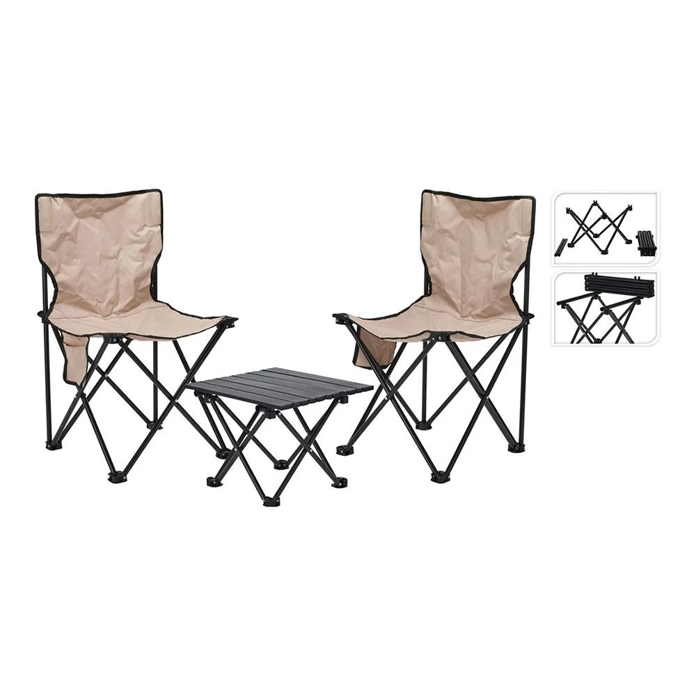 CONJUNTO MESA Y SILLAS CAMPING REDCLIFFS