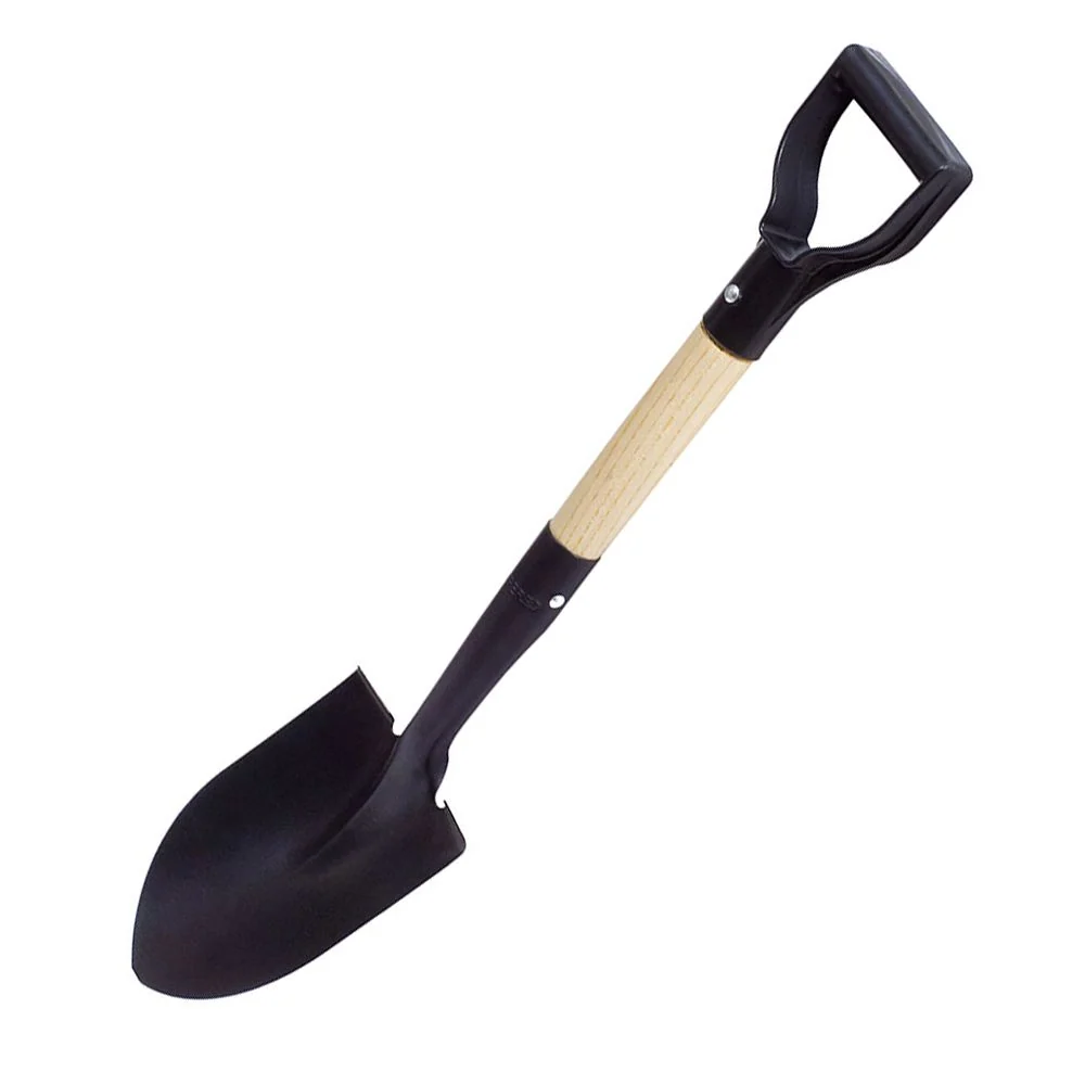 PALA DE ACERO CON MANGO DE MADERA STOCKER
