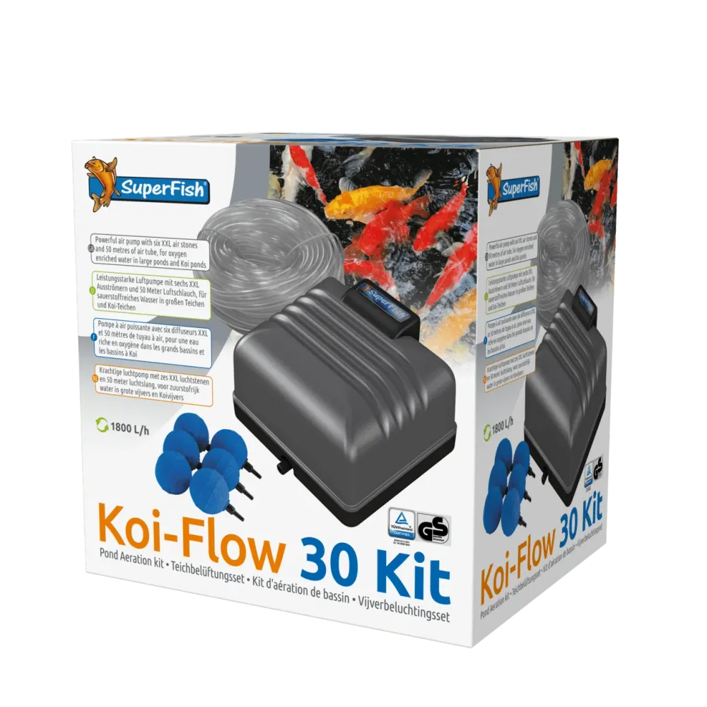 Koi-Flow 30 Set - Conjunto completo para estanque de 20 30m³ - Superfish