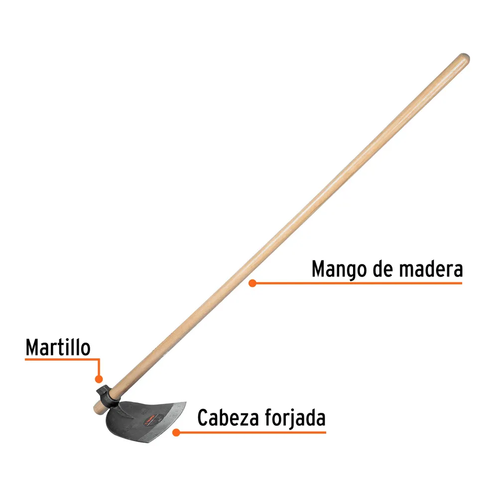 Azadón Córdoba # 2 sin mango, Truper 11530 ACO-2