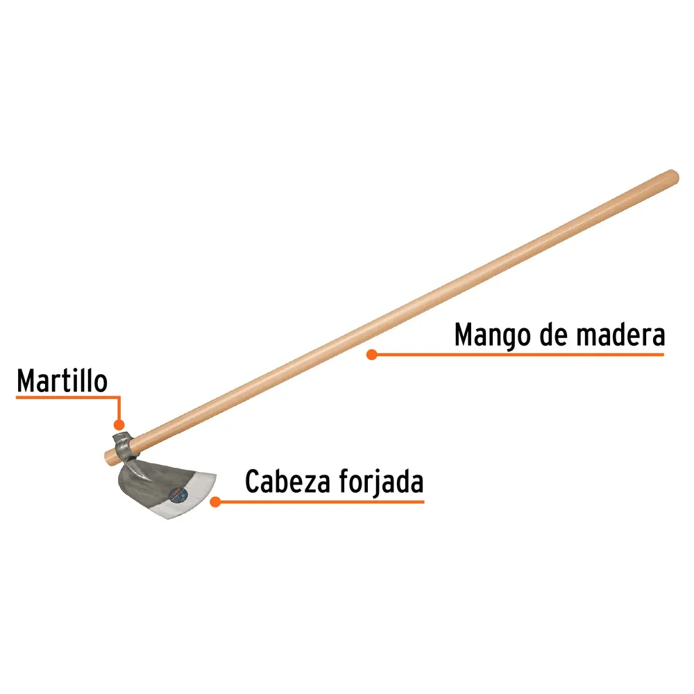 Azadón Córdoba # 3 sin mango, Truper 11531 ACO-3