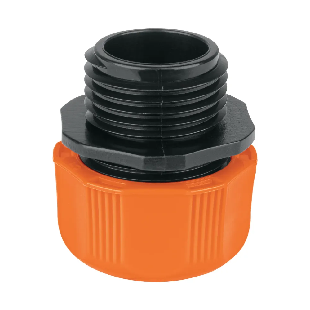 Conector 1/2' macho de ABS con tuerca de ajuste manual Código: 103060 Truper