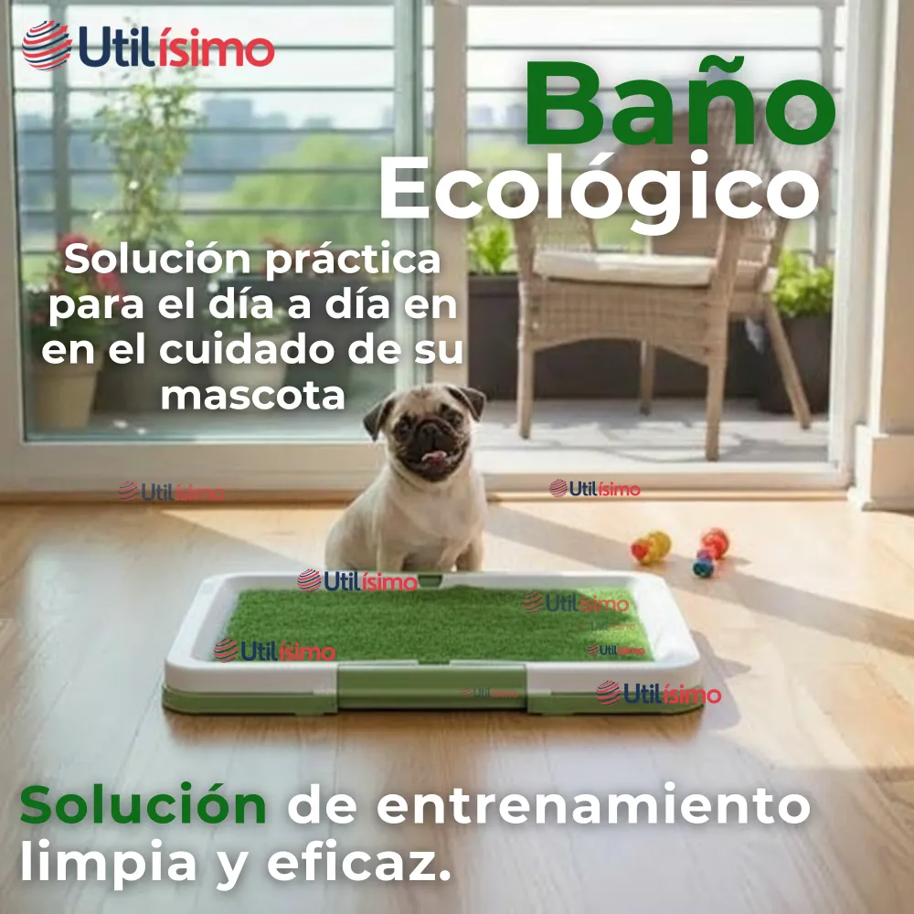 Baño Ecológico Reutilizable Para Perros Adiestramiento Mascotas Utilísimo Chile