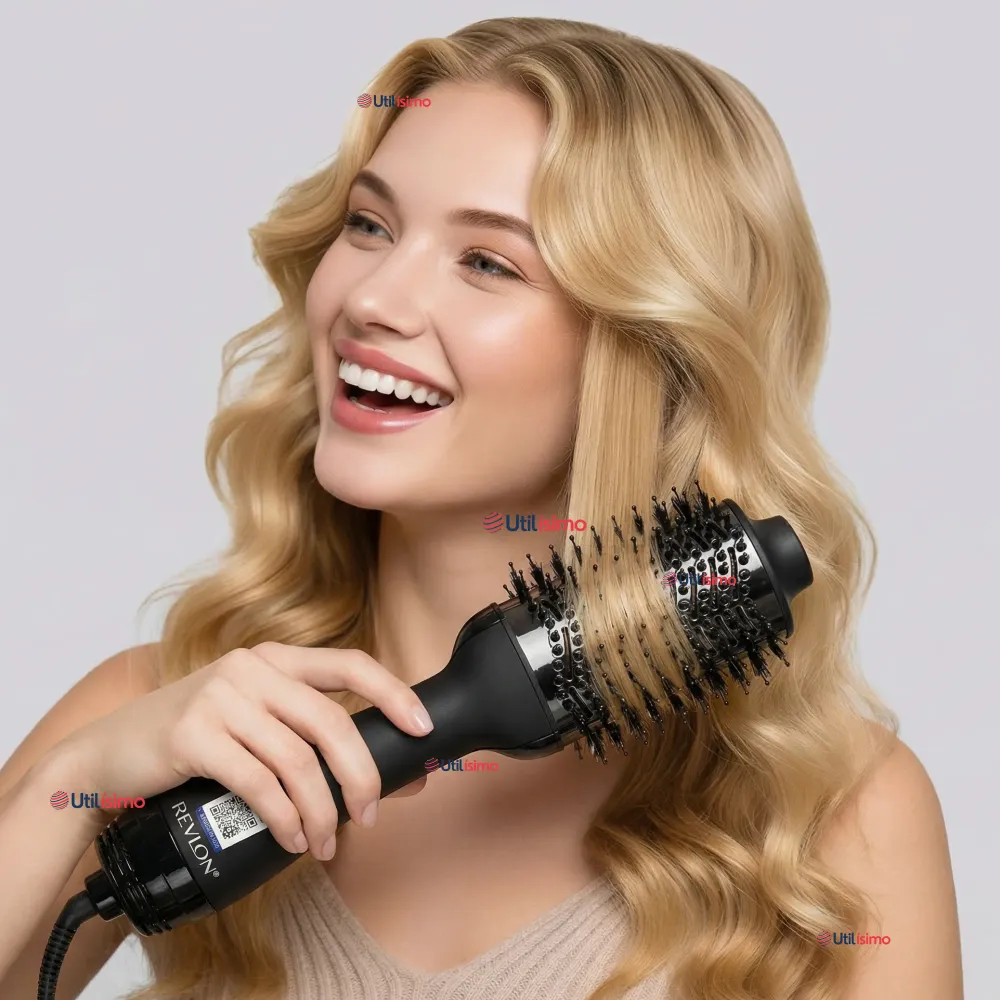 Cepillo Secador Alisador De Cabello One Step Revlon 800W Titanium Utilísimo Chile