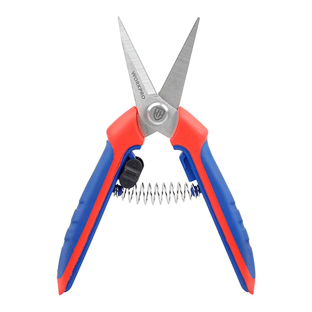 TIJERAS DE PODA PUNTA RECTA , CORTE MAX Ø12 mm, 160 mm WORKPRO