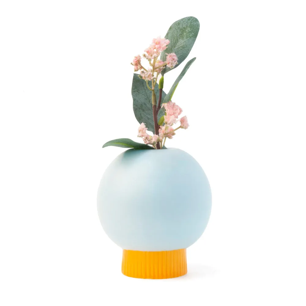 Florero Pequeño Bola Azul Dopamine Concept Store