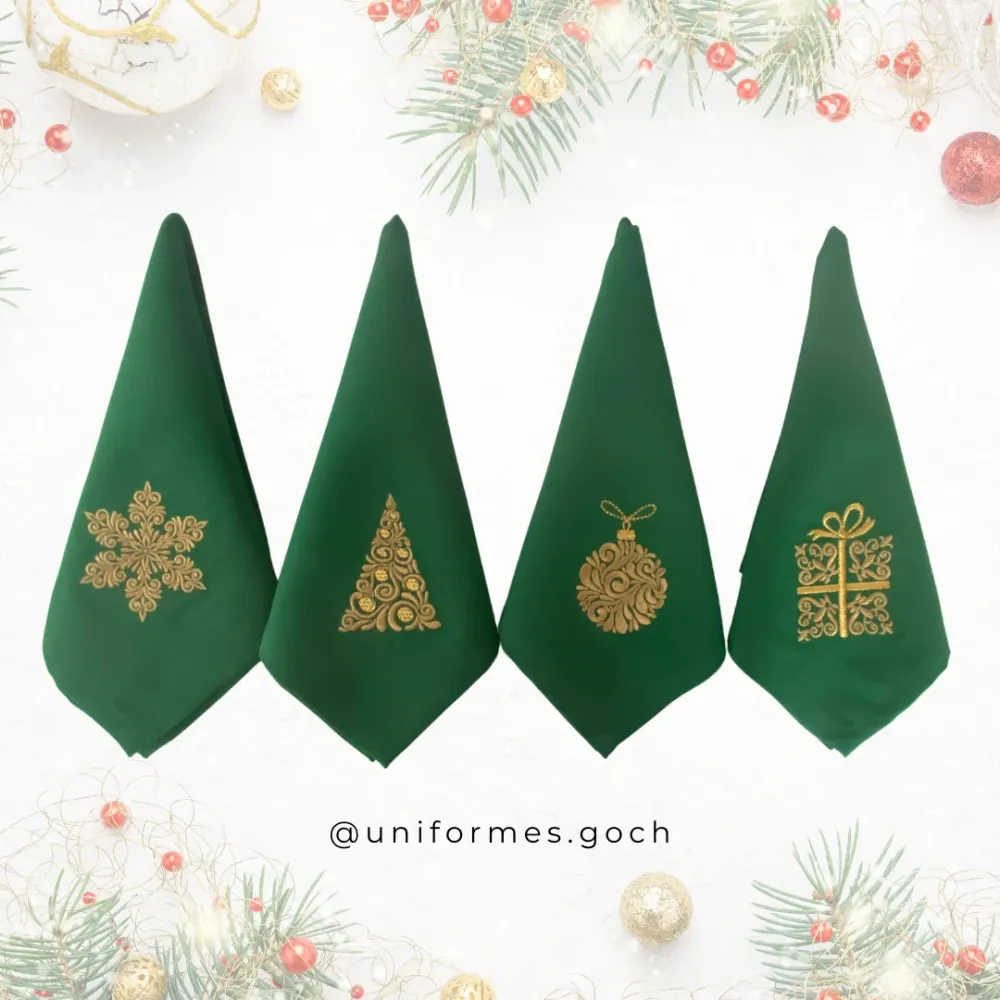 Servilleta Navideñ Verde Uniformes GOCH
