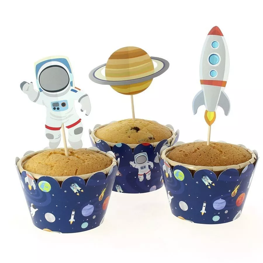 Kit de cupcakes espaciales ANNIKIDS