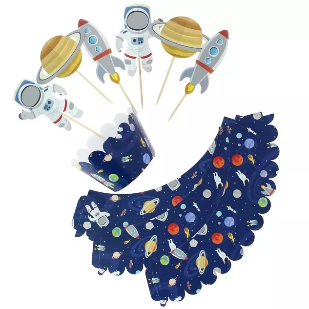 Kit de cupcakes espaciales ANNIKIDS