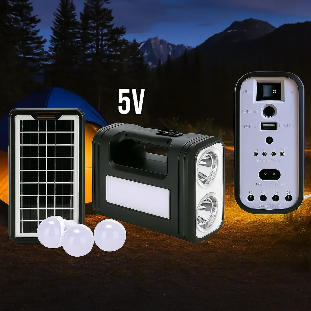 X - Kit Solar Emergencia 5V Modo Clic Chile