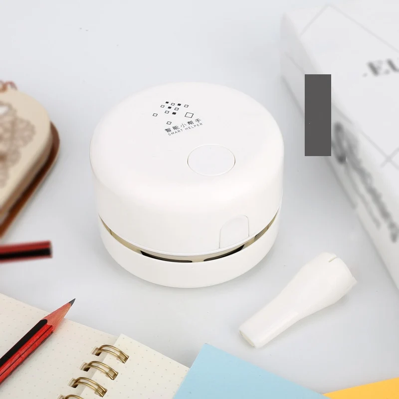 Mini aspiradora portátil de escritorio Blanco Evzile