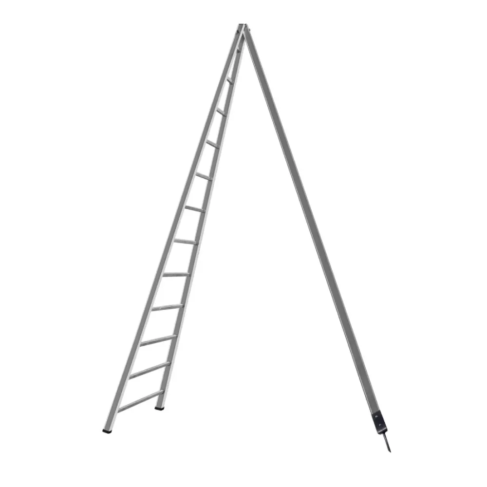 Escalera de trípode de aluminio Reach Ani tipo IA de 14.5 pies - 330 lbs. Capacidad de carga Stairluxe