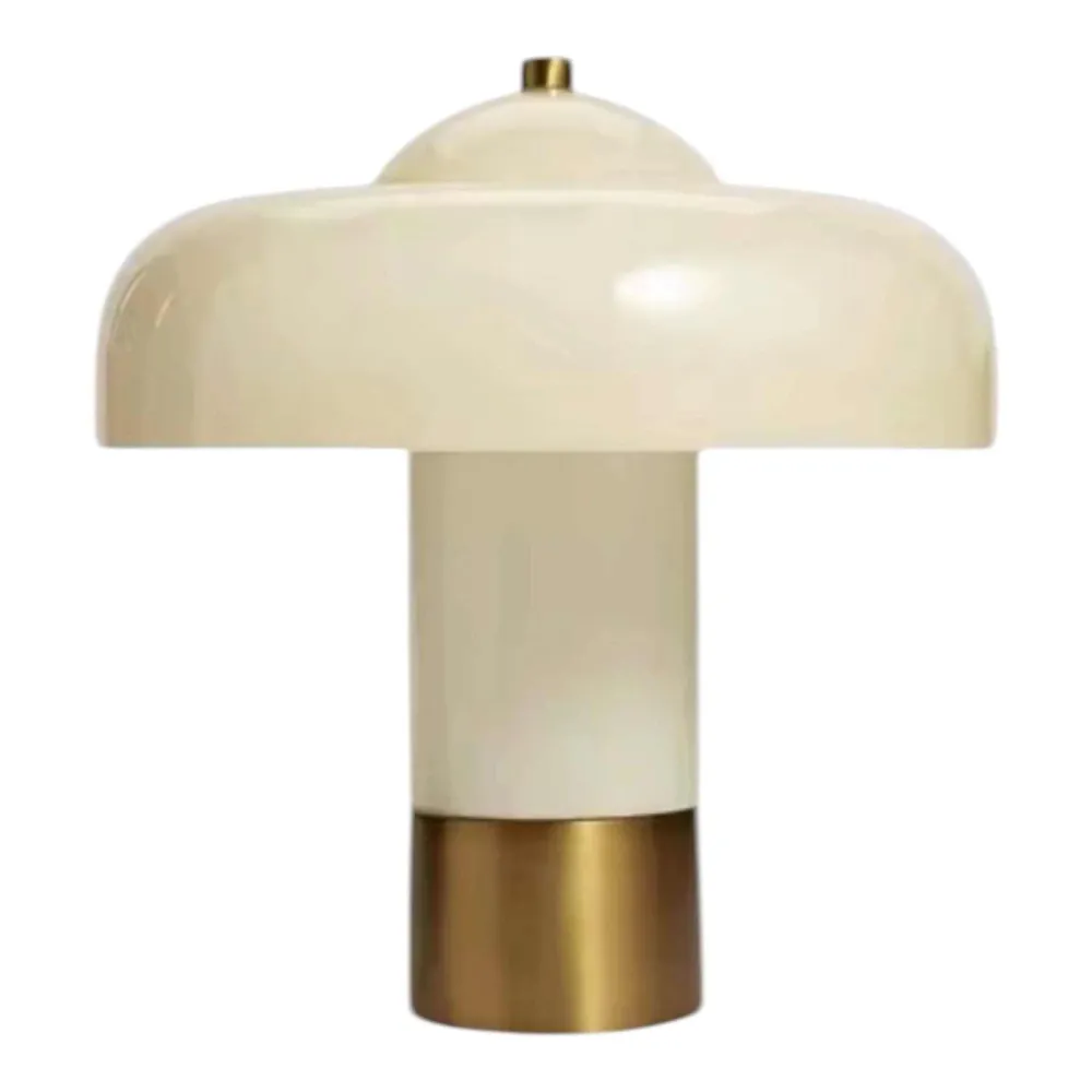 Ivory Mushroom Table Lamp generic