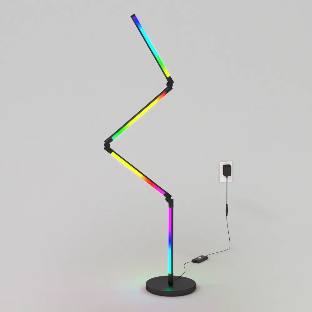 Fitch lámpara de piso gaming RGB LED inteligente plegable