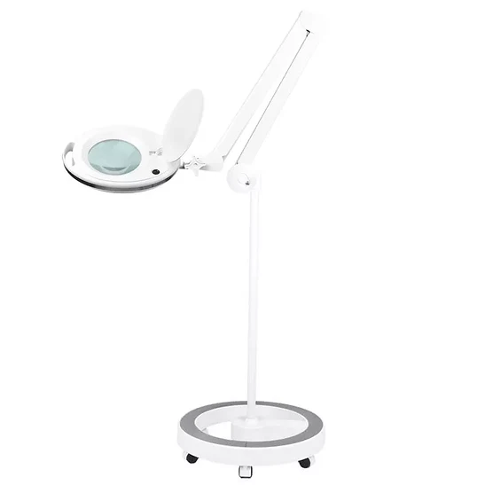 LED lámpara lupa 8 diop. con base Pollié