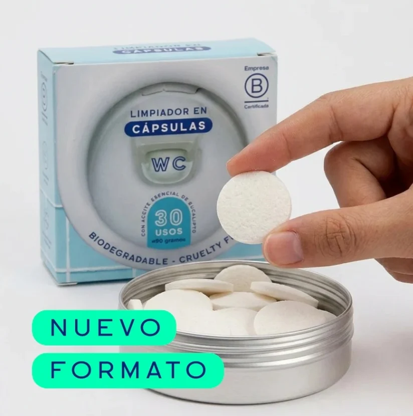 Capsulas limpiadoras de WC Freemet