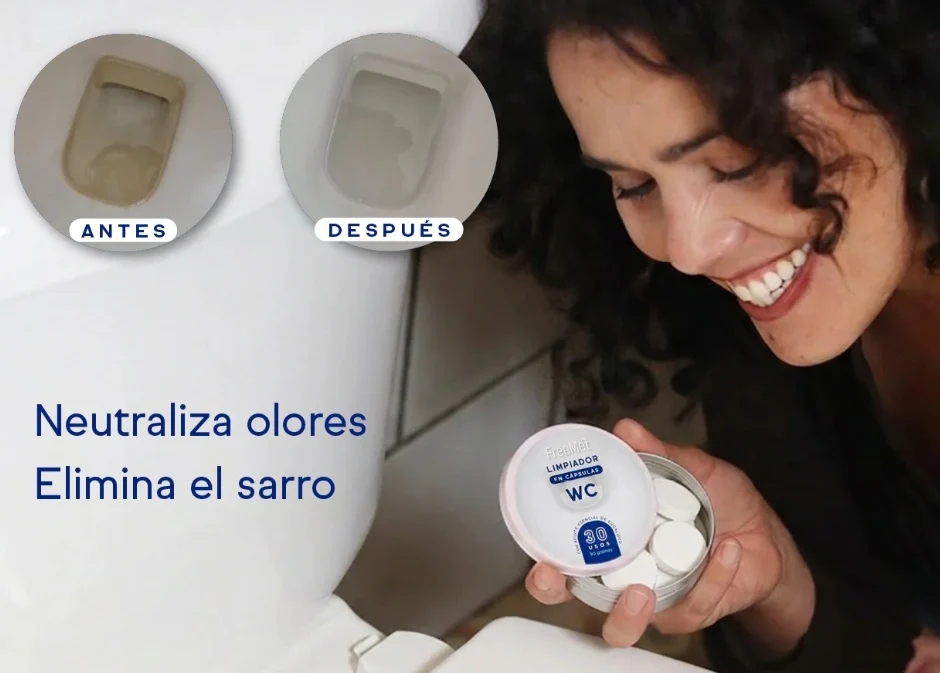Capsulas limpiadoras de WC Freemet
