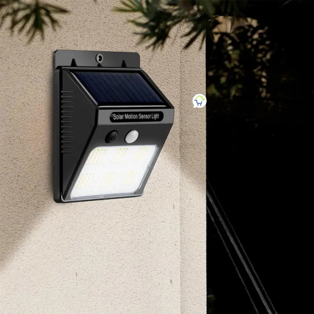 Luz Solar LED Con Sensor De Movimiento 6COB Cómpralo en casa