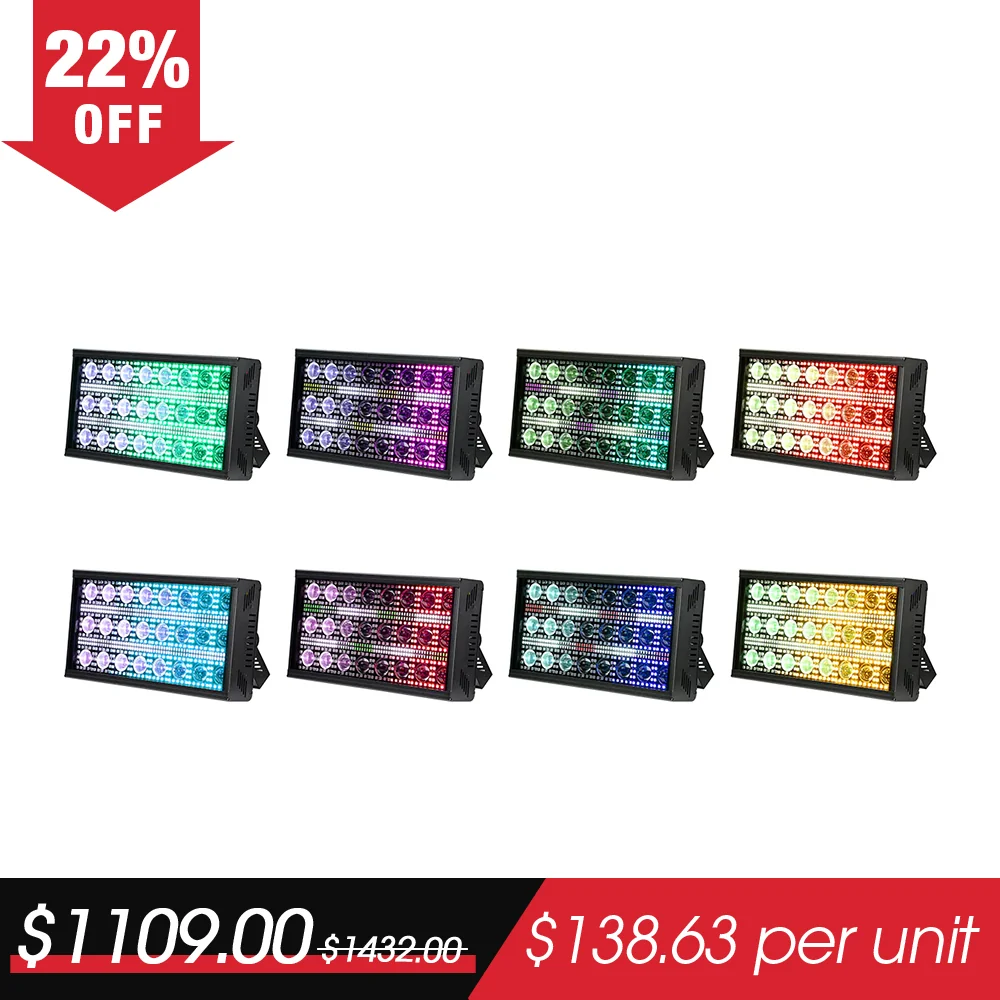 Betopper LF2405 300W Matriz Beam luces de efecto estroboscópicas (8pcs)