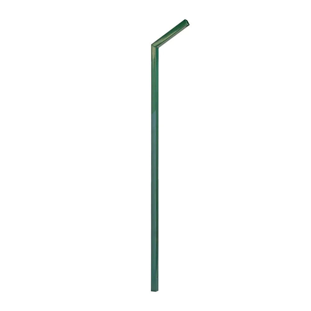 Poste Verde Con Brazo 2.70M Hoga Industrial