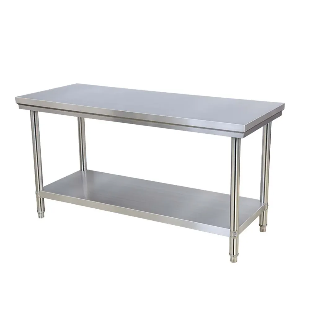 Mesón de Acero Inoxidable 180x90x80 cm Importaciones CMF