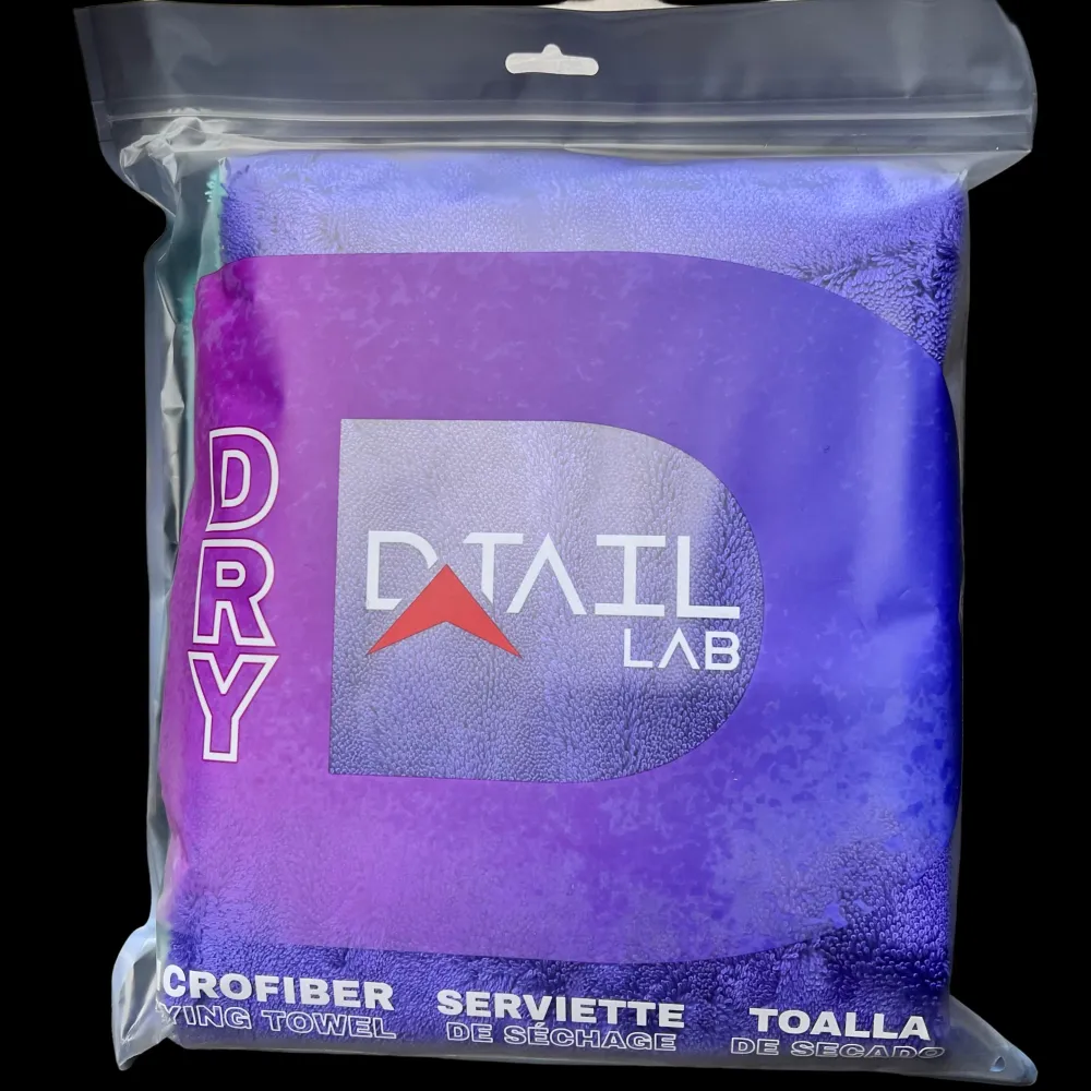 Toalla de secado de microfibra de doble bucle trenzado DXL de 1600 g/m² D-TAIL LAB